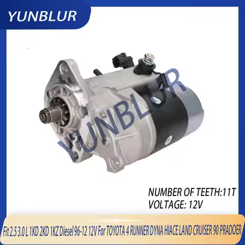Bracket Starter Fit 2.5 3.0 L 1KD 2KD 1KZ Diesel 96-12 12V For TOYOTA 4 RUNNER DYNA HIACE LAND CRUIS