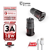COPPER Car Charger C304Q Quick Charge | Charger Mobil / Motor