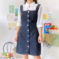 C0tt0n 0n Dary Grey Denim Dress