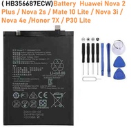 แบตเตอรี่แท้ Battery Huawwei Nova 3i / Nova 2i  HB356687ECW+ชุดไขควงถอด