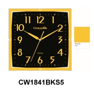 Crocodile 28.6 x 28.6 x 4 cm depth Modern Japan Quartz Sweep Seconds Square Shape Analog Wall Clock model CW1841