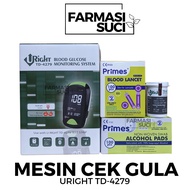 Mesin Cek Gula dalam Darah - URIGHT TD-4279 Blood Glucose Meter Monitoring System