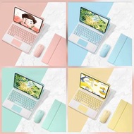 藍牙解控鍵盤保護套滑鼠 Apple iPad  多摺款Air 6 iPad 10 Pro 11 mini 6 Air 5 Air 4 ipad 9 筆槽平板電腦保護套 iPad 套 保護套 平板電腦套