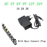 Dc 5V 6V 9V 12V 1A 2A 3A cung cấp điện Bộ chuyển đổi sạc AC 110V 220V AC DC Bộ chuyển đổi nguồn DC E