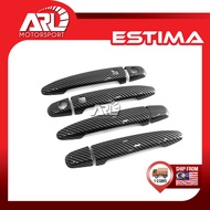 Toyota Estima XR50 ACR50 ACR55 Door Handle Protector Carbon Cover Molding Trim For Estima (2006-2024