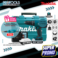 MAKITA POWER TOOLS | HP488DWE MAKITA 18VMAX CORDLESS HAMMER DRIVER DRILL | 18VMAX LITHIUM-ION G-BATT
