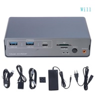 Will Metal Double Monitor Dock Enables 4K120Hz Resolution USB C+ Two DP1 4 Seamlessly Transition Bet