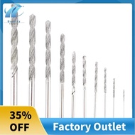 10 Pieces Diamond Drill Bits Set Twist Diamond Tip Drill Bit Heavy Duty Mini Diamond Drill Bit Set f
