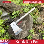 Murah Kapak Baja Asli Super Tajam / Kapak Kecil Baja Asli / Kapak Kamp