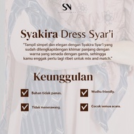 hk3 Syakira Syari Pakaian Muslim Gamis Dan Khimar Dress Wanita Busui