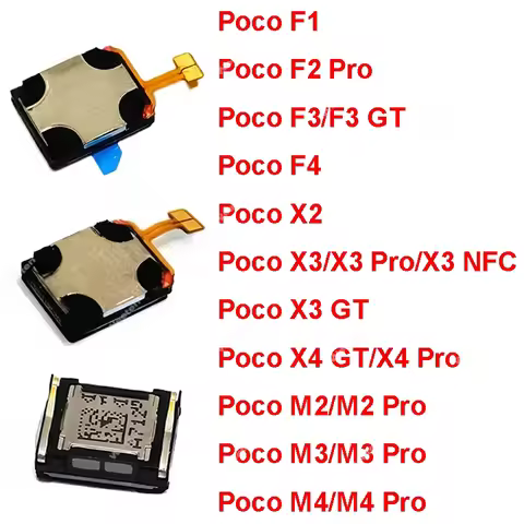 Built-in Earphone Earpiece Top Ear Speaker For Xiaomi POCO F1 Poco X3 NFC F3 GT X2 M3 M2 F3 F2 F4 Pr