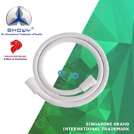 [SG LOCAL SELLER] SHOWY PVC White Flexible Hose / 120cm-300cm Shower Hose (A SINGAPORE BRAND)