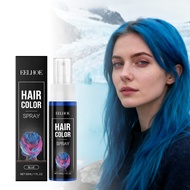 EELHOE Blue Temporary Hair Spray Mild Moisturizing Color-Enhancing Fashionable Color Hair Spray Conv
