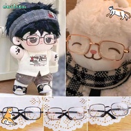 DUILIAN 8.5CM Glasses, Multi Color 8.5CM Mini Doll Glasses, Miniature Toys Rectangle  Glasses Idol D