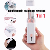 7-in-1 Multifunction Cleaning Brush Kit with Key Puller Brush/Headset /Pen Cleaner for Smartphone Keyboard Folding Brush/Keyboard Cleaner Headphone Cleaning Tool