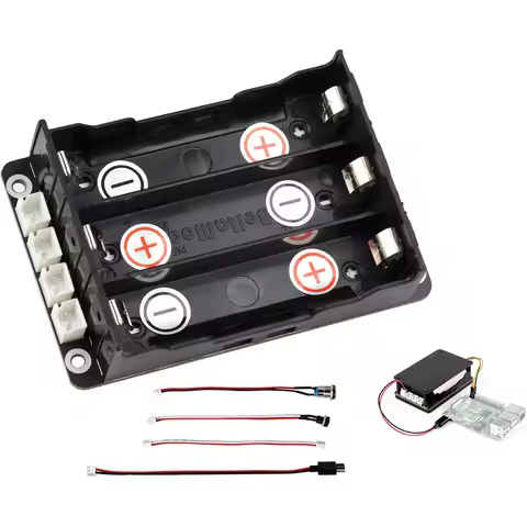 5V PI4B PI5 Uninterruptible Power Supply UPS Module Kit for RasPi RPI Raspberry Pi 4 Model B 4B 5 Bo