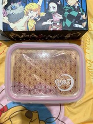 鬼滅之刃飯盒 剩粉紅色（可入微波爐）