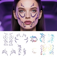 Temporary Tattoo Stickers Animation Stage Performance Stickers Makeup Face C8k7