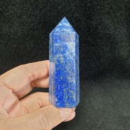 แท่งหินลาพิสลาซูลี ลาพิสลาซูลี หินก้อนลาพิสลาซูลี หินลาพิสลาซูลี(Lapis Lazuli)สูง 8.1 ซม. กว้าง 3 ซม. หนา 2.8 ซม. น้ำหนัก 123.8 g.