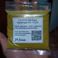 Pupuk Mikro Fe EDTA 13% 100 gram Hidroponik