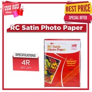 CUYI RC Satin Photopaper 260gsm 4R / Cuyi Rc Glossy Photo Paper 260gsm Resin Coated  4r  Size 20 She