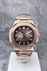 【定制】Seiko Mod Automatic Watch 41mm PP款 全玫瑰金殻漸變啡面鸚鵡螺 精工改裝自動機械錶