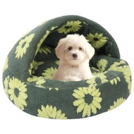 Teeker Kennel cat mat cover blanket all in one dog bed for small dogs Shell shape soft and cosy plus