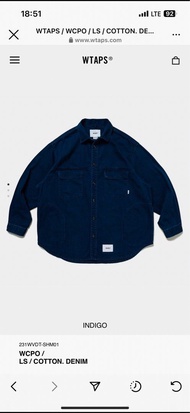 清櫃 Wtaps  Wcpo Navy Size L