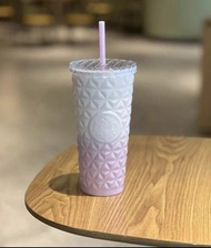 🌈           Starbucks 漸變菱紋吸管杯