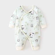Newborn Jumpsuit, Quilted Romper Pure Cotton Newborn Baby Romper