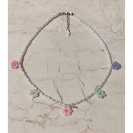 Flower bead Necklace-Daisy Necklace