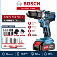 BOSCH Cordless Drill Hand Drill Cordless Hammer Drill Bateri Cordless Electric Impact Drill Mesin Ge