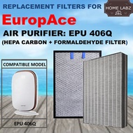 Europace EPU 406Q Air Purifier Compatible Replacement Filter (Guarantee Fit and Works)