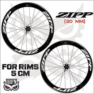 Rims Zipp Decal Sticker 404 Width 30 Mm
