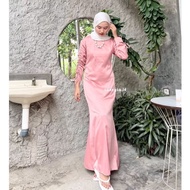 ( New ) DARLA SILK DRESS - DREES KONDANGAN - CARLA DRESS WOMEN - SILK PARTY KOREAN STYLE -