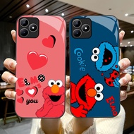 YS-85 Sesame Street HD Glass Casing for Oppo A3X A3i A40 Realme C53 C31 C35 GT 6 Narzo N53 50A Prime