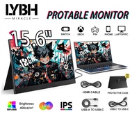 HYTO 15.6 Inch Portable Monitor 1080P/2K 60/120Hz Game Monitor For Laptop Phone PS3/4/5 Switch Xbox