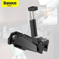 Baseus Car Backseat Phone Holder Foldable Mount Car Hook Backseat Headrest Hooks Car Accessories for 64-90mm Mobile Phones Car Organizer