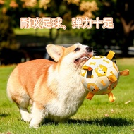 Dog Soccer Ball Toy, Interactive Chew Toy for Dogs