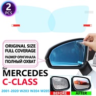 Full Cover Anti Fog Film Rearview Mirrors for Mercedes Benz C-Class W203 W204 W205 C-Klasse C180 C20