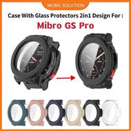 For Mibro Gs Pro Case With Glass Protector 2in1 Design Anti-scratch Mibro Gs Pro