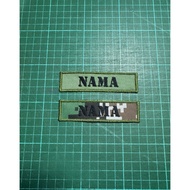 CUSTOM NAME PATCH ASKAR TACTICAL ARMY SULAM IRON ON