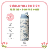 [Authentic from US] Owala 24oz FreeSip in Toile Be Home - Owala Fall Edition