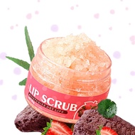 Strawberry Sugar Lip Scrub for Women, Lips Exfoliator Scrub for Dry, Cracked and Dark Lips – Lip Scr