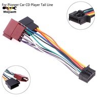 [Wjt] Car CD Tail Line Stereo Radio Player ISO Wiring Harness Connector Audio Cable For Pioneer Car 