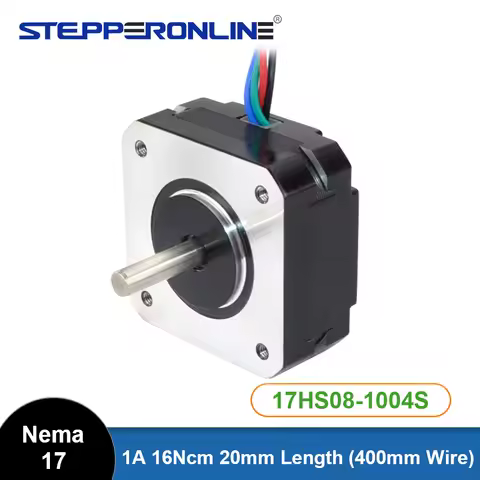 Nema 17 Stepper Motor 17HS08-1004S 20.5mm 1A 16Ncm(22oz.in) 42 Motor Nema17 Stepper 4-lead for DIY 3