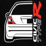 Honda Civic Type R EP3R rear tshirt
