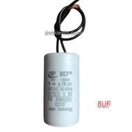 Capacitor CBB60 8uf 450VAC starter capacitor