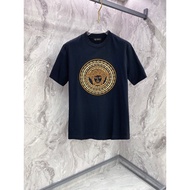 Versace/Versace 2026 Round Neck Short-Sleeved T-Shirt Couple Style Men Style Pullover Summer All-Mat