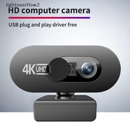 [new] 4K Full HD Webcam For PC Web Camera New Web Cam With Microphone USB Autofocus Stream Camera Fo